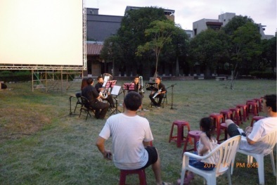 臺南藝術大學學生的音樂表演